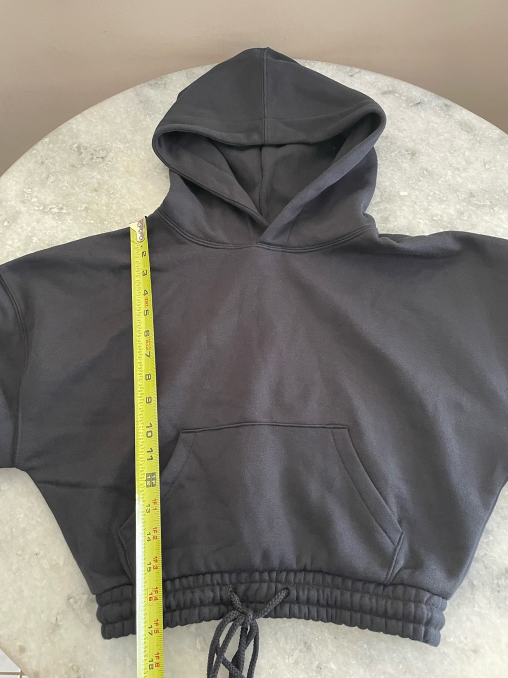 ❌SOLD❌Bo & Tee  "PROGRESS NOT PERFECTION" Cropped Hooded Sweatshirt - Picture 6 of 9